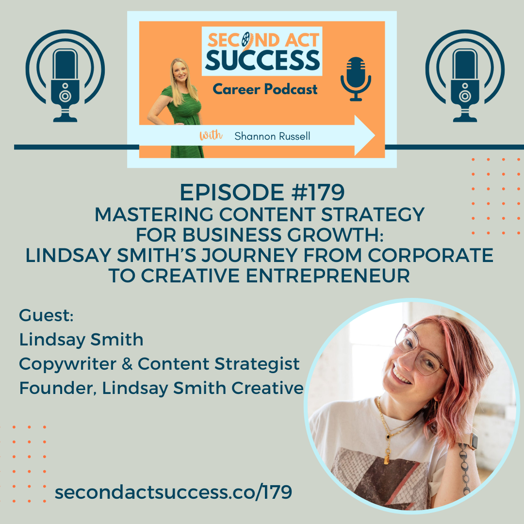 Mastering Content Strategy for Business Growth: Lindsay Smith’s Journey from Corporate to Creative Entrepreneur | Ep #179