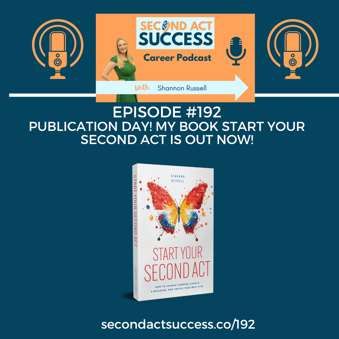 Publication Day! My Book Start Your Second Act Is Out Now!