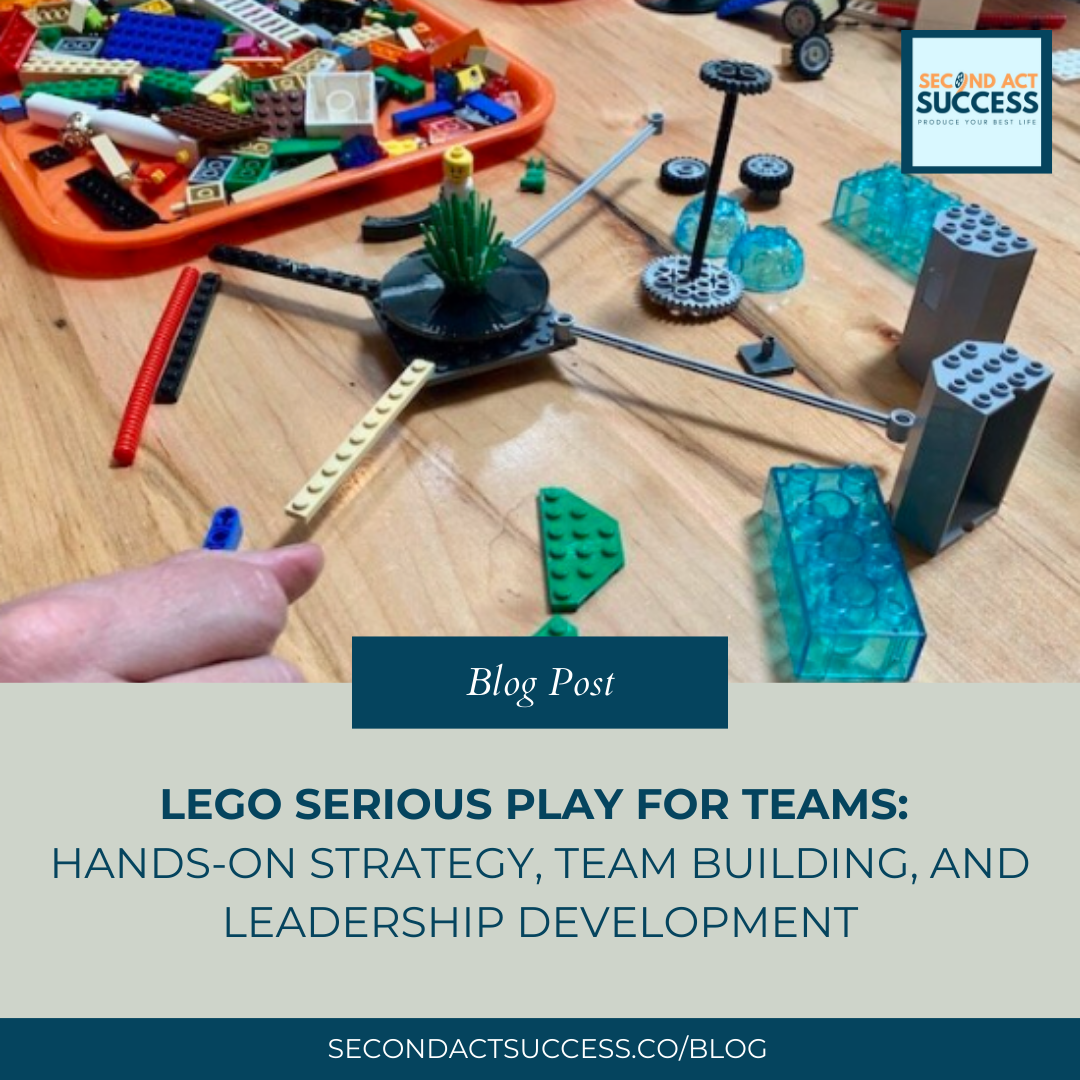 LEGO Serious Play for Teams: Hands-On Strategy, Team Building, and Leadership Development facilitated by business coach Shannon Russell.